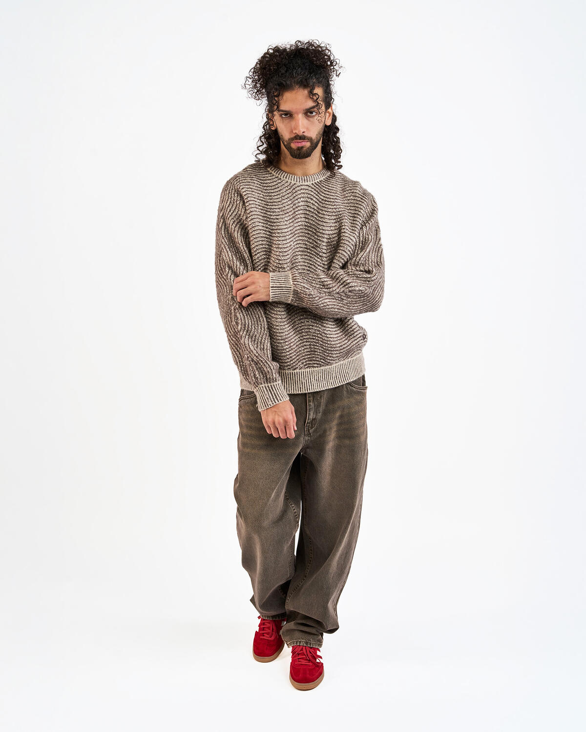 Dime Mohair Wave Knit | DIMEFA254CAM | AFEW STORE